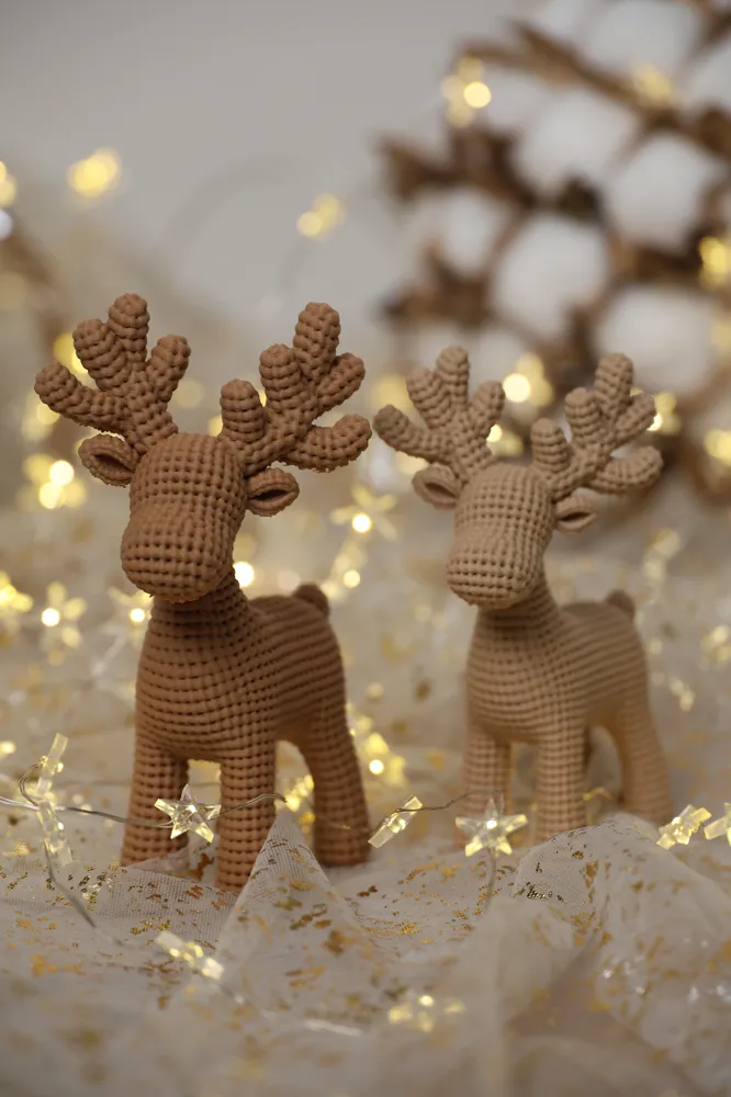 🦌🎄 Rena de Natal Decorativa em 3D
