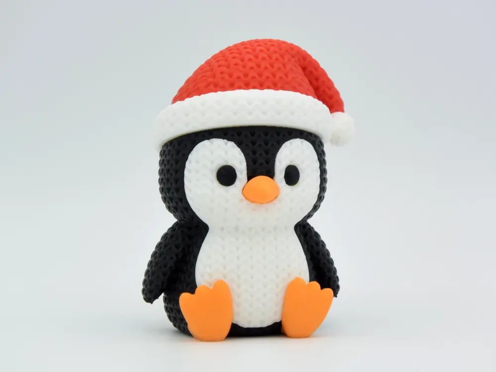 🐧🎅 Pinguim de Natal Decorativo
