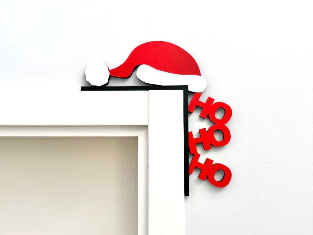 🎄 Decoração de Canto de Porta de Natal